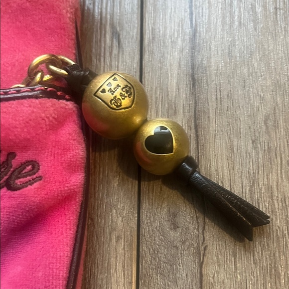 Vintage Juicy Couture Pink and Black Crossbody Bag - Picture 3 of 7